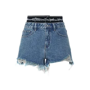 MASFER.SU Denim Shorts Women's Blue