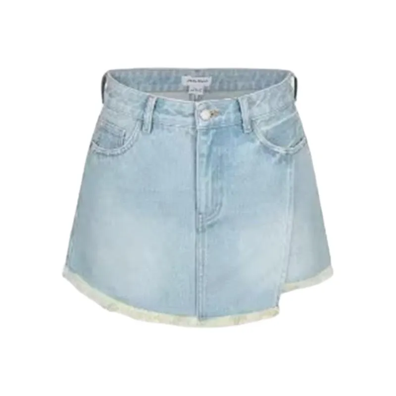 URBAN REVIVO Denim Shorts Women's Blue-0
