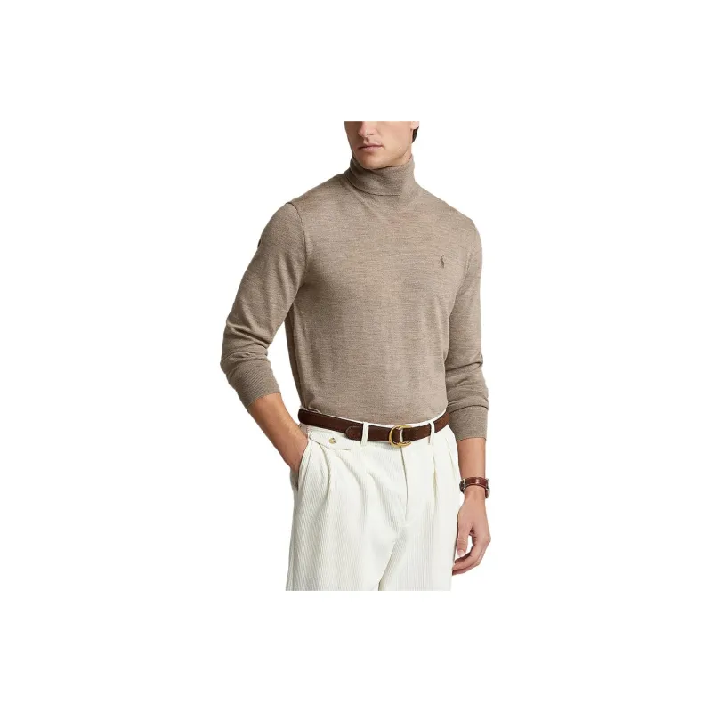 Polo Ralph Lauren Sweaters Men Beige Brown-4