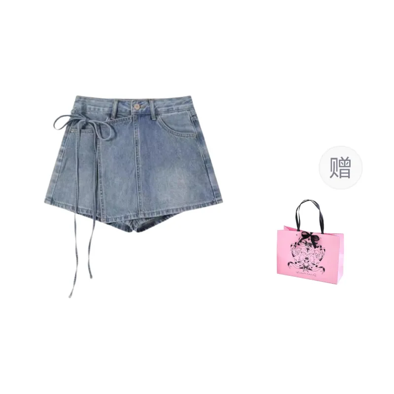 Spicy Gals Denim Short Skirts Women's-7