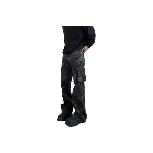 GEOGRE ALEX Jeans Men Yellow Mud