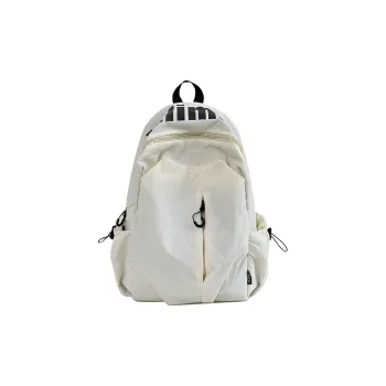 Yalu Nylon Backpack Unisex Black/White/Green/Gray