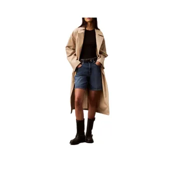 CALVIN KLEIN Denim Shorts Women's Dark Blue