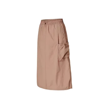 XEXYMIX SS25 Casual Long Skirt Women's Iron Red