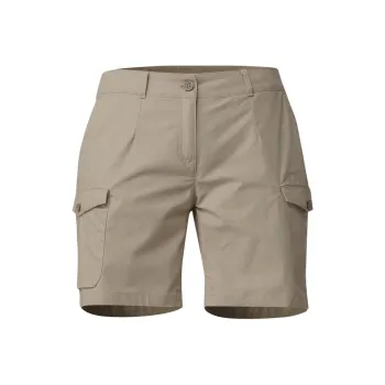 DECATHLON FORCLAZ TRAVEL100 Cargo Shorts Women's Light Coffee