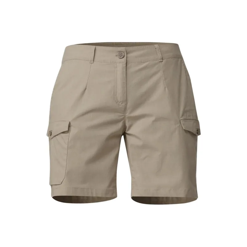 DECATHLON FORCLAZ TRAVEL100 Cargo Shorts Women's Light Coffee-0