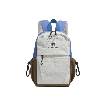 WICKBUEN Nylon Backpack Unisex Blue/Orange/Purple/Khaki
