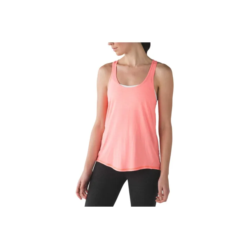 Lululemon Salute The Sun Sport Vests Women's Pink-0