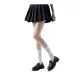 White mid-tube socks