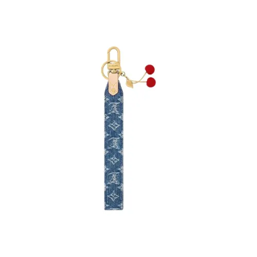 LOUIS VUITTON Cherry Design Bag Accessory Women's Blue