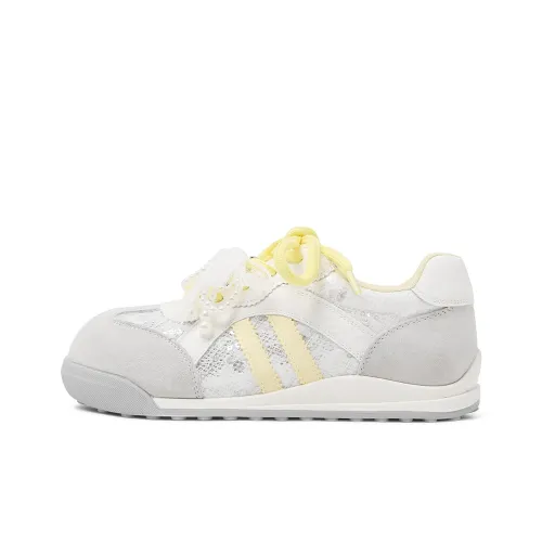 CAMEIDO Breathable Low Top Casual Shoes Women's White