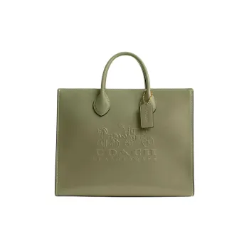 COACH Ace Premium Calfskin Tote Bag Shopping Bag Shoulder Bag Crossbody Bag Handbag Large Size Women's Moss