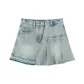 Washable Light Denim Blue[Patchwork Design, Comes with Lining]