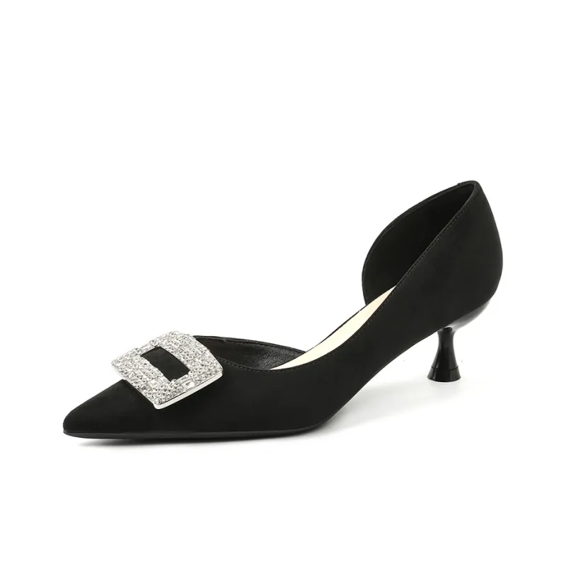 GOSO Flared Heel High Heels Women's-0