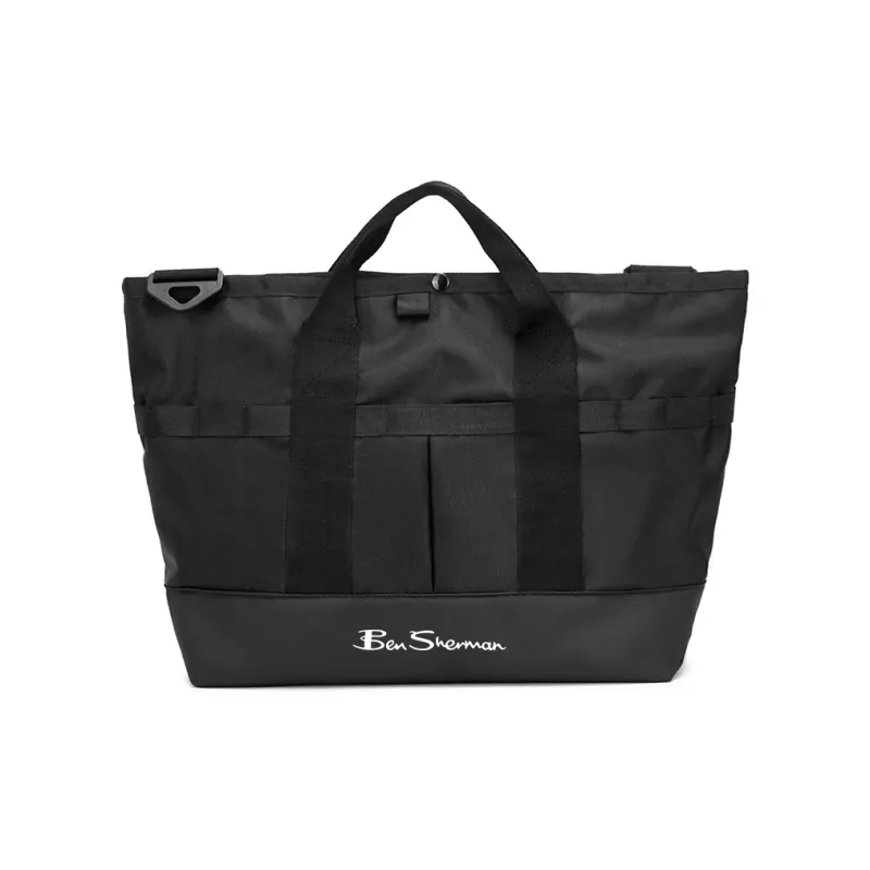 BEN SHERMAN Nylon Handbag Unisex Black-0