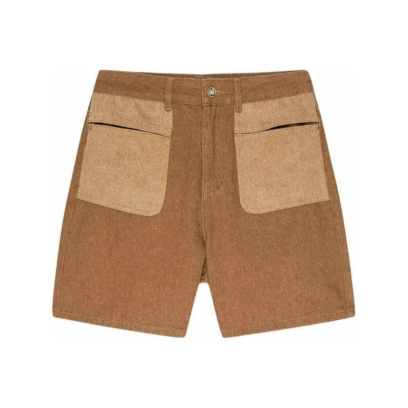 DKNY Denim Shorts Women's Light Coffee-0
