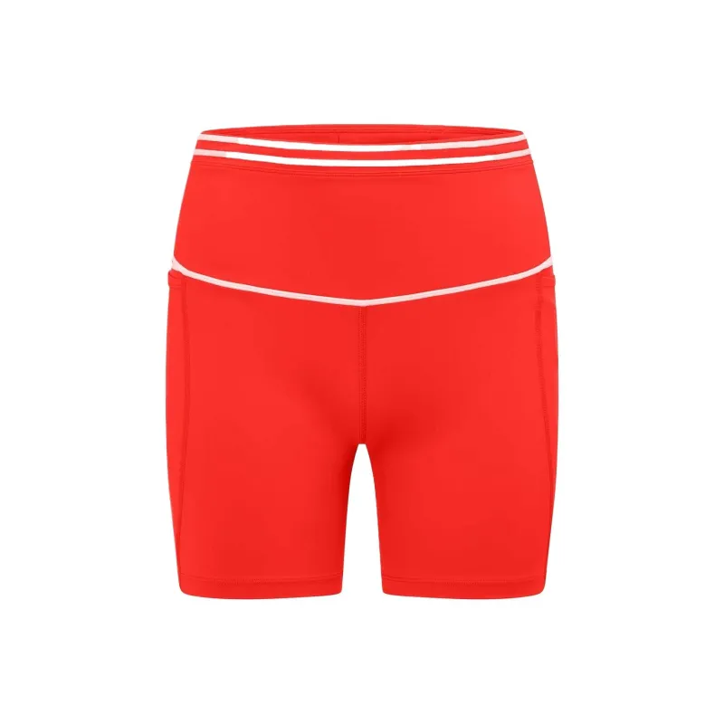 LORNA JANE Fast Pace Recycled Booty Sports Shorts Women's Red-0