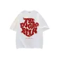 White (Red Text)