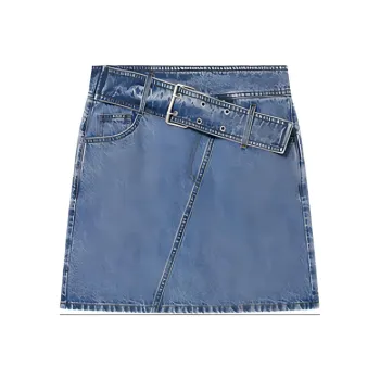 Goodland Denim Short Skirts Women's Ice Blue