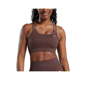 GYMSHARK Adapt Fleck Sports Underwear Women's Chocolate Brown