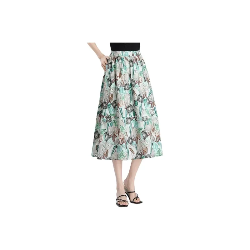 YIRANCHUN Casual Long Skirt Women's-0