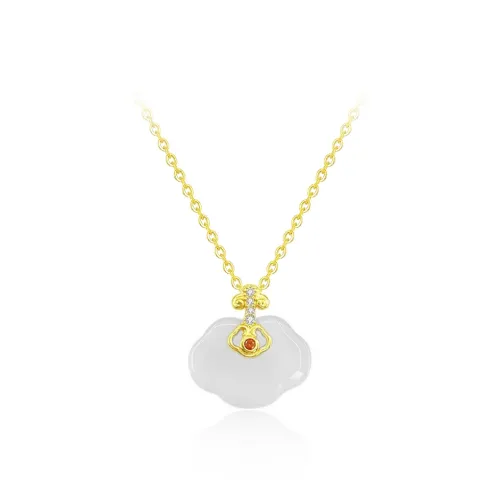 Love Link Chalcedony Necklaces Women's