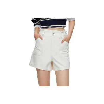 ONLY Denim Shorts Women's J2G Ecru