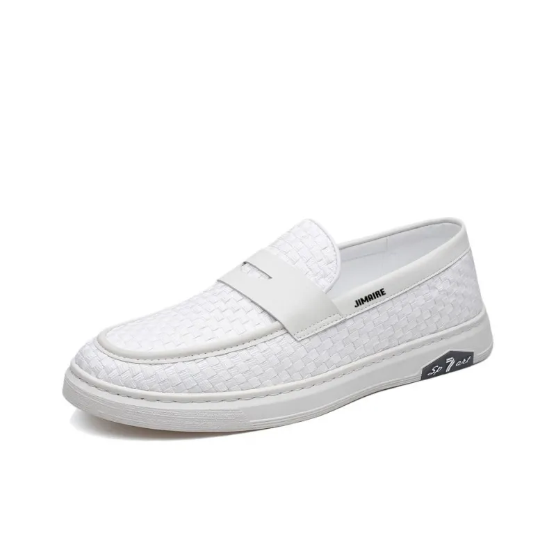 King Jinmai Men's Casual Shoes Men Low Top Black/White-5