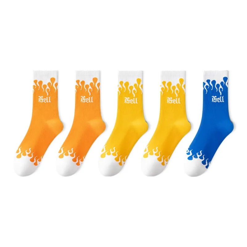 LUOLIAN Basketball Socks Men's 5 Pack-5