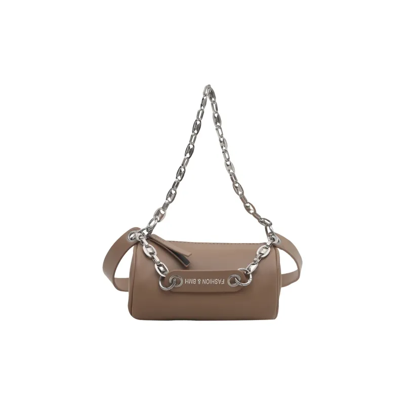 TOUTSEUL YOLO PU Shoulder Bag Women's White/Black/Khaki/Coffee-12