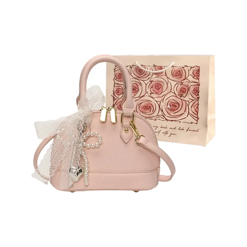 VERADONNA PU Handbag Women's White/Pink/Yellow/Red/Black-4