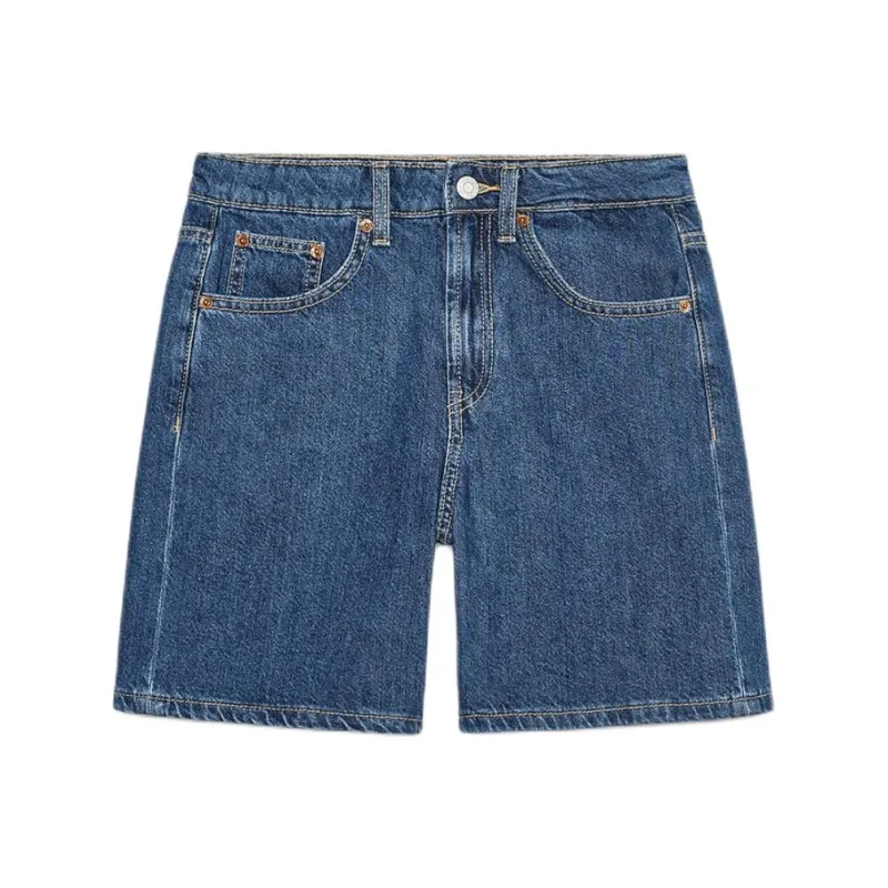 ZARA Trf Denim Shorts Women's Sea Blue-0