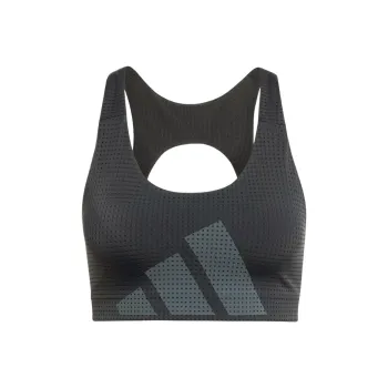 Adidas Free Shipping With AdiClub Powerimpact Hiit Medium Support Training Bra