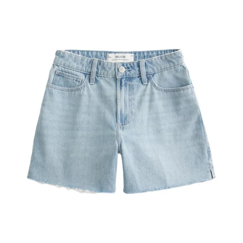 Hollister Denim Shorts Women's Light Blue-0