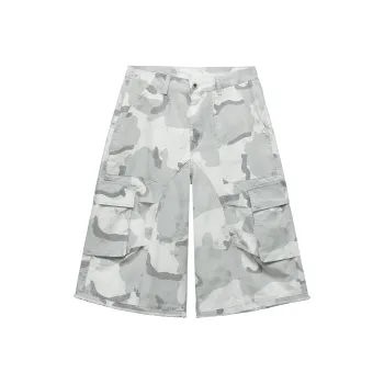 BEAR UNION Cargo Shorts Unisex White