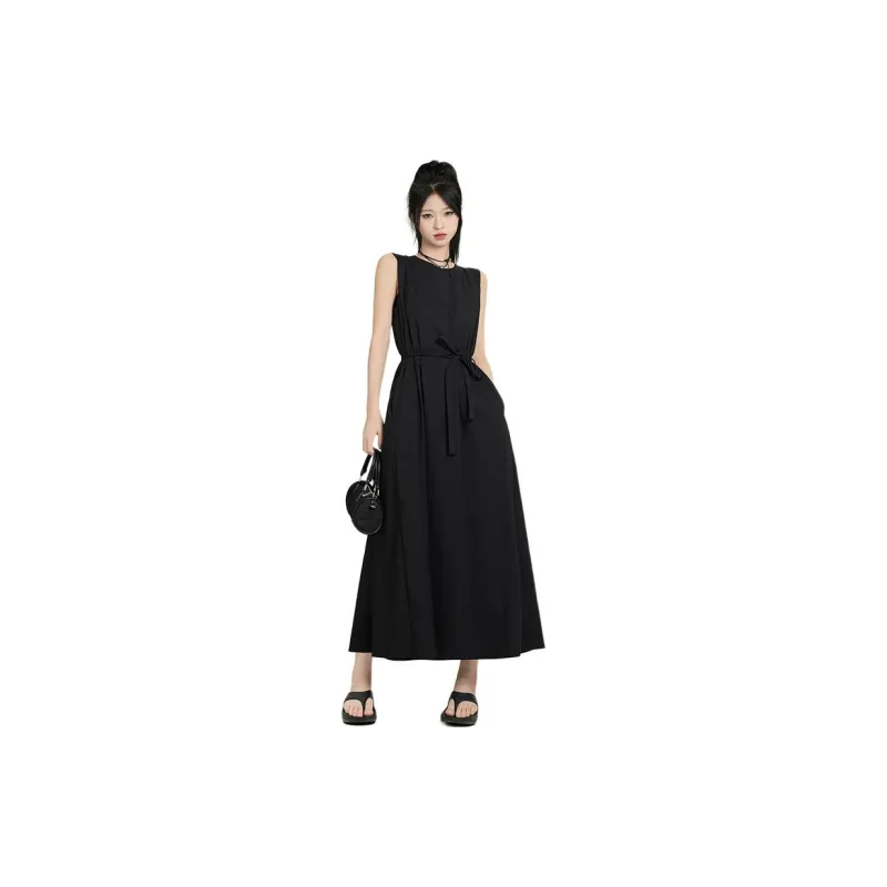 ZAZN Sleeveless Dresses Women's Black-0