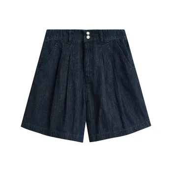 Inman Denim Shorts Women's Dark Blue