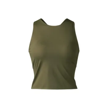 UNIQLO C Collection Sleeveless Sports Shirts Women's Olive