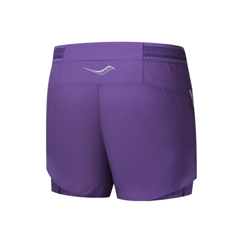Saucony Casual Shorts Unisex Bellflower Purple-1