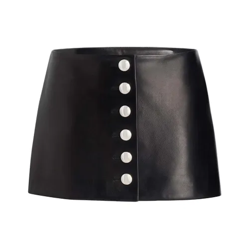 Bum Bags & Belt Bags Leather Short Skirts Women's BLACK/Black