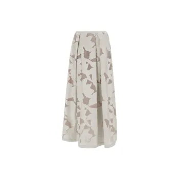 HERNO Blooming jacquard Maxi Skirt