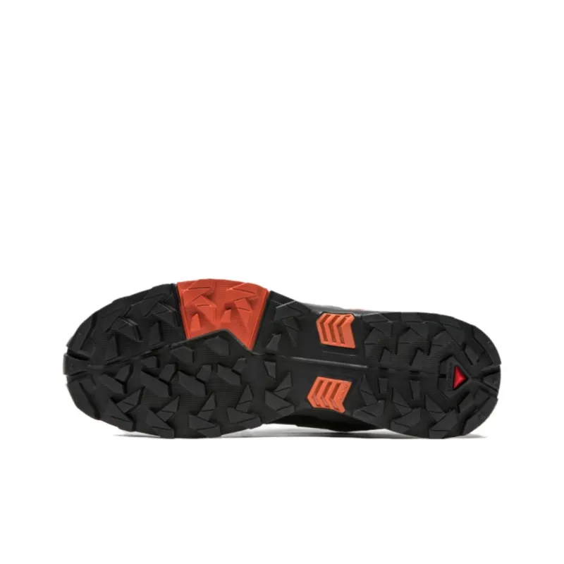 SALOMON X ULTRA 5 Slip Resistant And Abrasion Resistant Support Low Top Hiking Shoes Men's Asphalt Gray-4