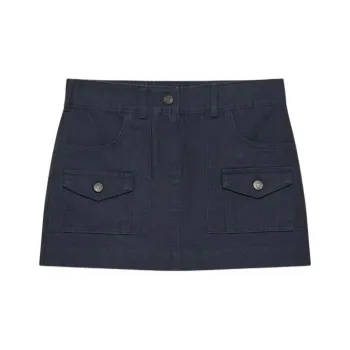 ARITZIA FW24 Sunday Best Kaya Skirt Cargo Short Skirts Women's Admiral/Marine Blue