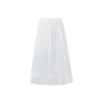 ACAINES Casual Long Skirt Women's White