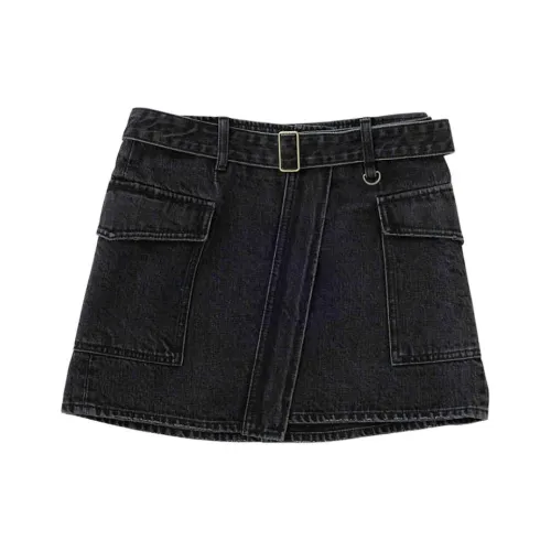 MOUSSY 여성 데님 숏 스커트