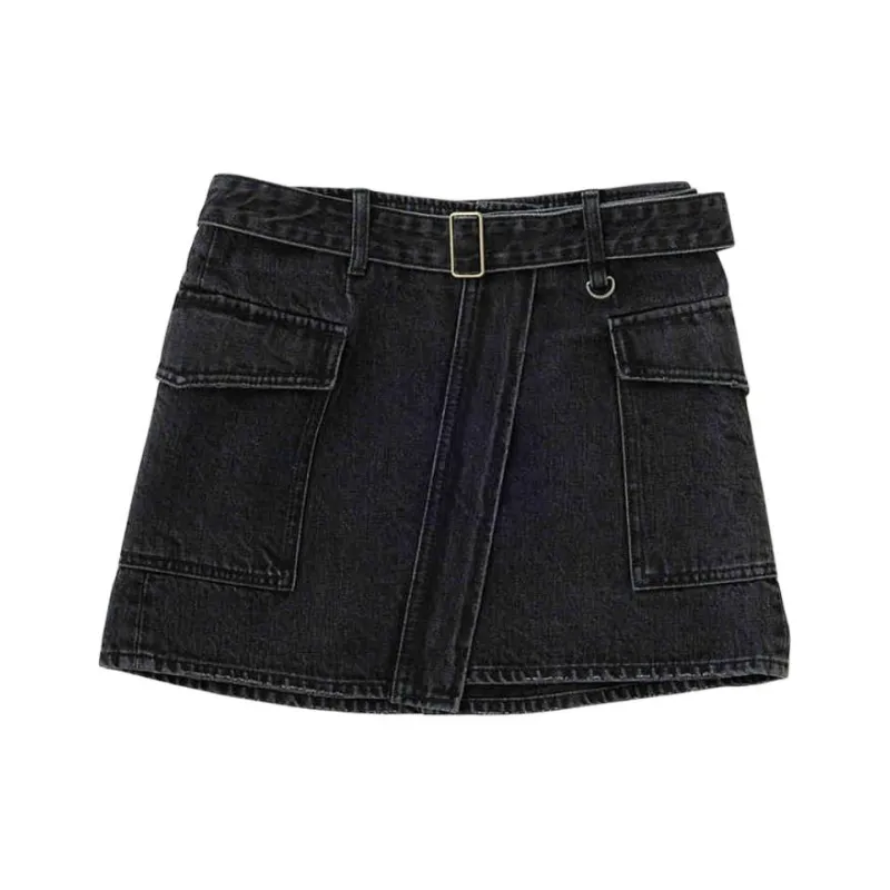 MOUSSY Denim Short Skirts Women's-1