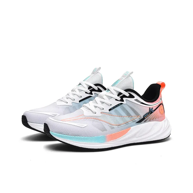 VanCamel Running Shoes Unisex Low Top White/Orange/White/Gray/Light Gray/Teal/Pink/Purple-2