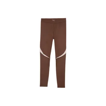 PUMA ULTRABARE Women's High-Waist 7/8 Tights Athletic Trousers Women's Dark Coffee Brown