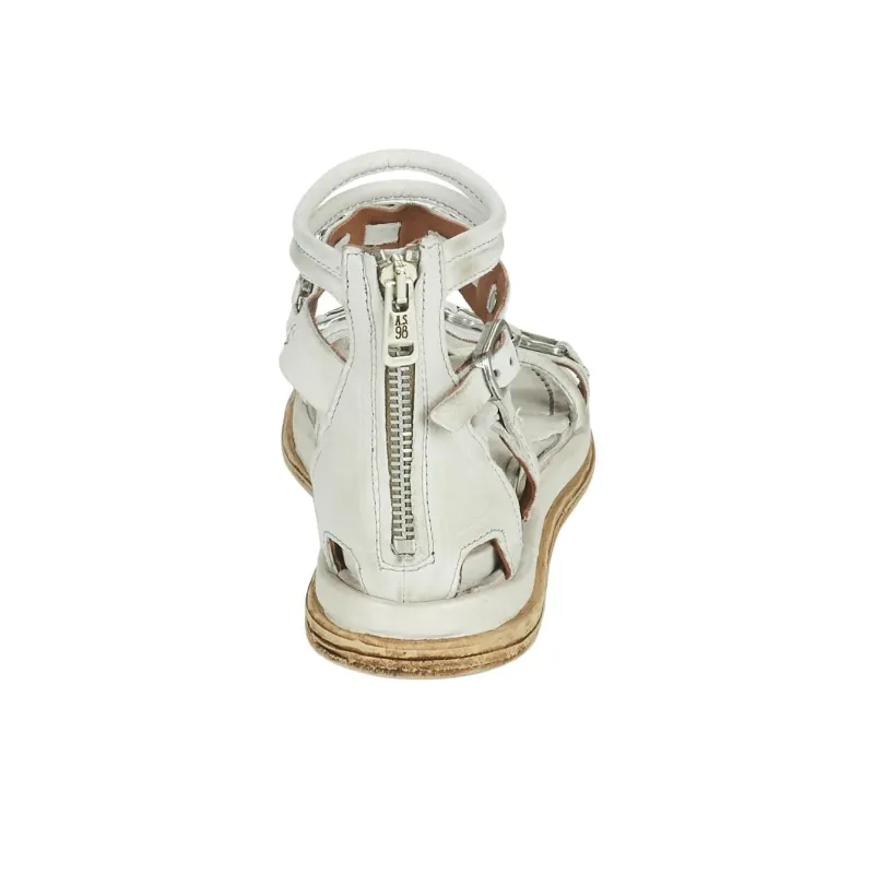 AirStep POLA SQUARE Roman Sandals Women's White-5