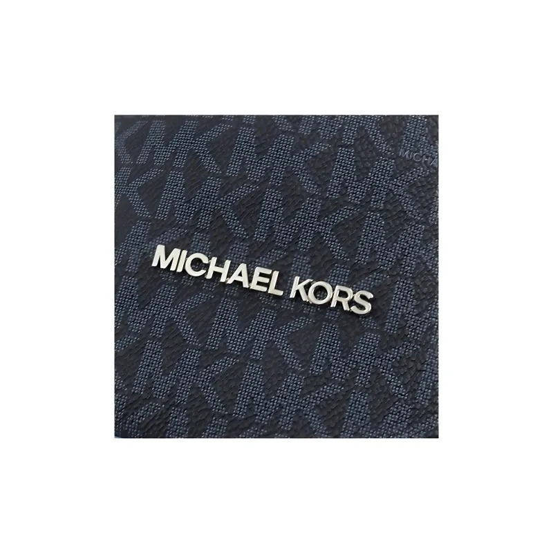 MICHAEL KORS MK Brooke Suede Shoulder Bag, Crossbody Bag, Handbag Women's Dark Blue-3